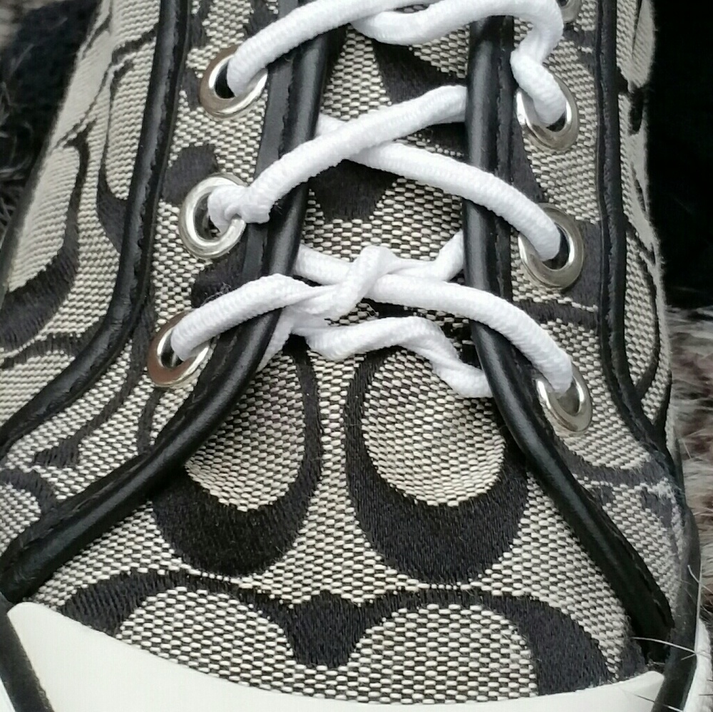 Coach Signature Pattern Shoes - Picture 4 of 8